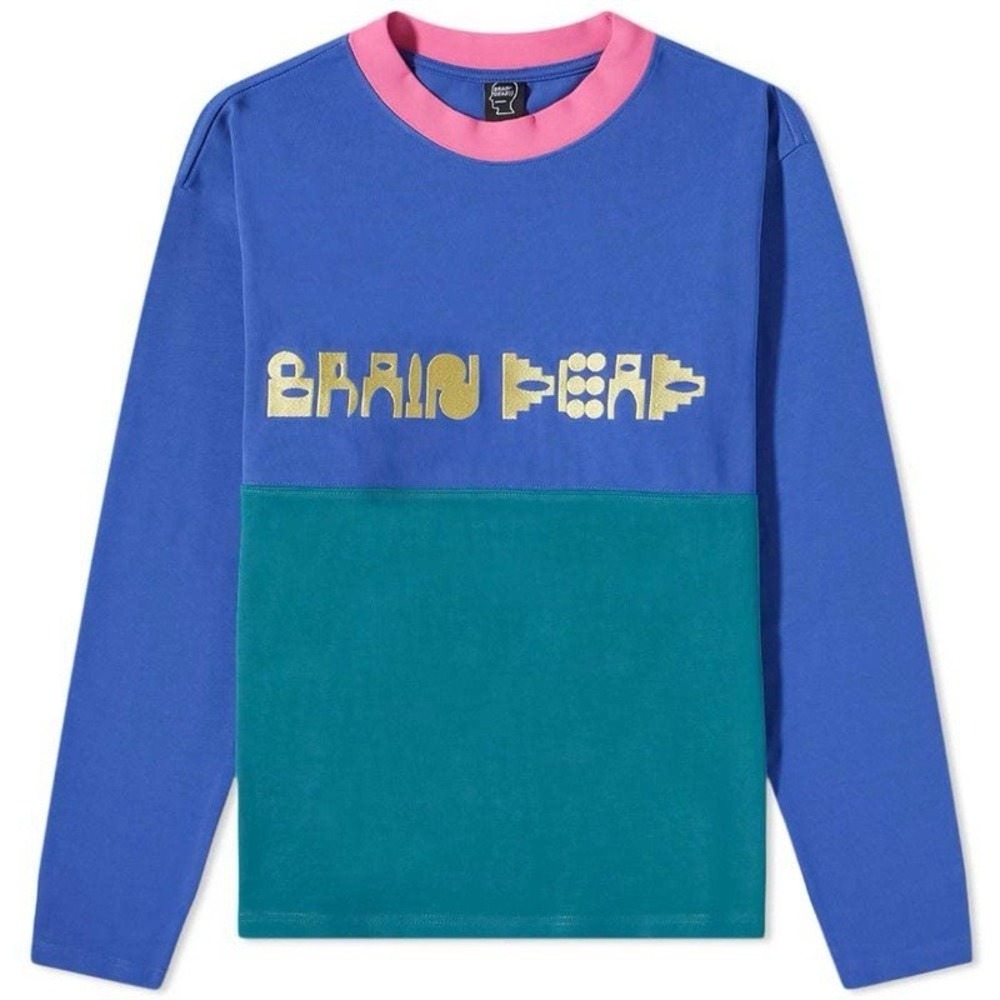 Brain Dead Long Sleeve Gastromaniac Football Shirt Mens Size Large Rare